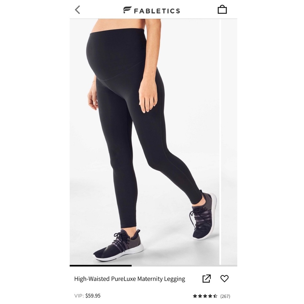 Fabletics High-Waisted PureLuxe Maternity Legging